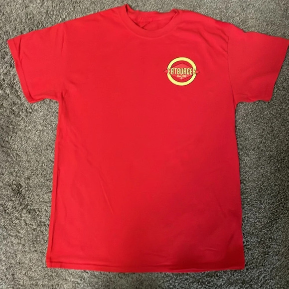 Fatburger Red Logo T-shirt  Men’s Medium - Picture 2 of 5
